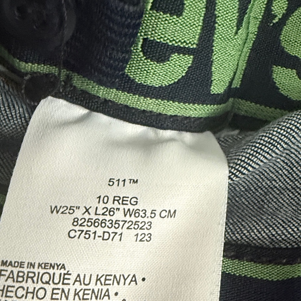 Levi's 511 Jeans 10 Reg